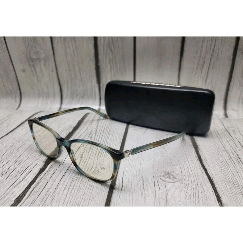 Tiffany & Co TF 2109-H-B 8124 51-17 140 Blue Brown Eyeglasses Frames Only Italy
